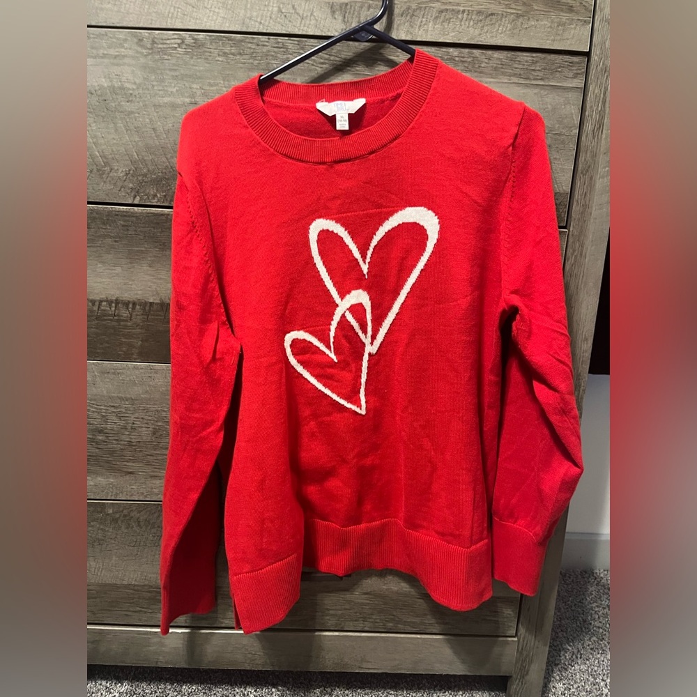 Red Heart Sweater